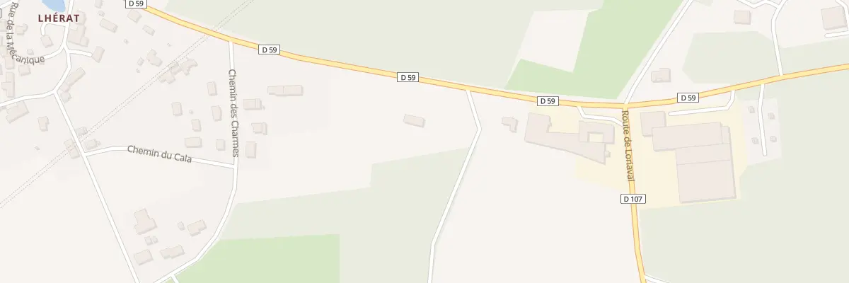 Plan du 16 Rte de la Foret - Lherat à Randan