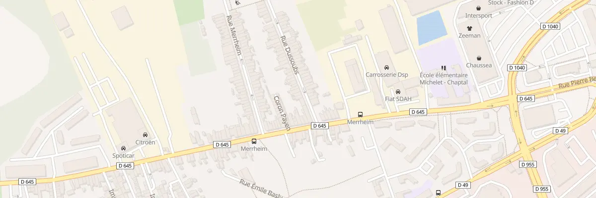 Plan du 7 Rue Dussoubs à Denain