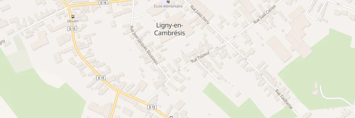 Plan du 28 Rue Pasteur à Ligny-en-Cambrésis