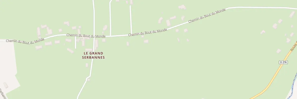 Plan du 22 Che du Bout du Monde à Serbannes