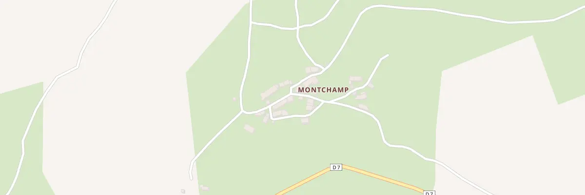 Plan du 5045 Montchamp à Fontans