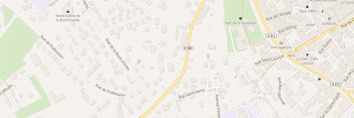 Plan du 42 Bd Desaix à Brioude