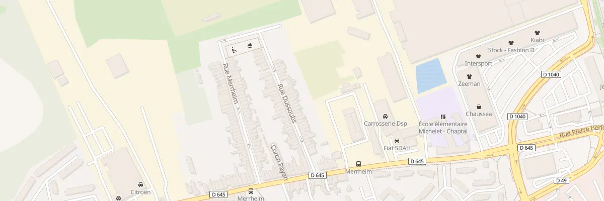 Plan du 32 Rue Dussoubs à Denain