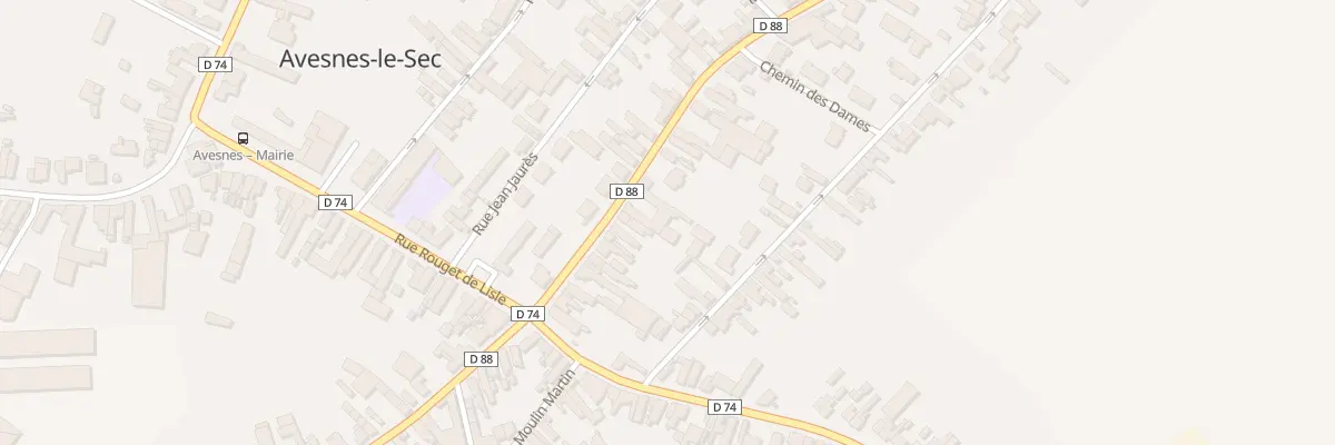 Plan du 37 Rue Roger Salengro à Avesnes-le-Sec