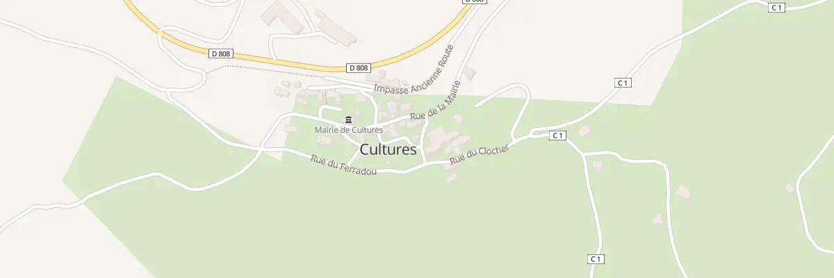 Plan du 5008 Cultures Village à Cultures