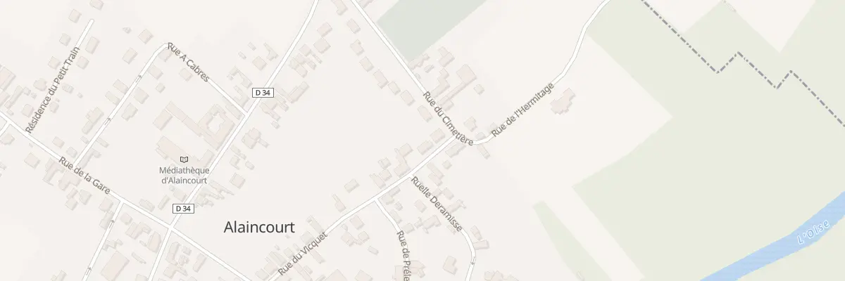 Plan du 3 Rue du Vicquet à Alaincourt