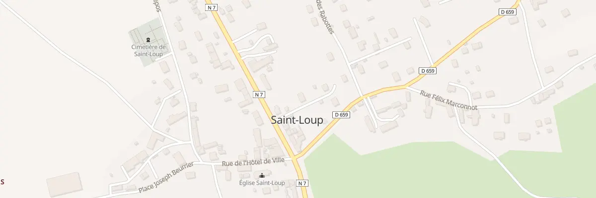 Plan du 754 Rte Nationale 7 à Saint-Loup