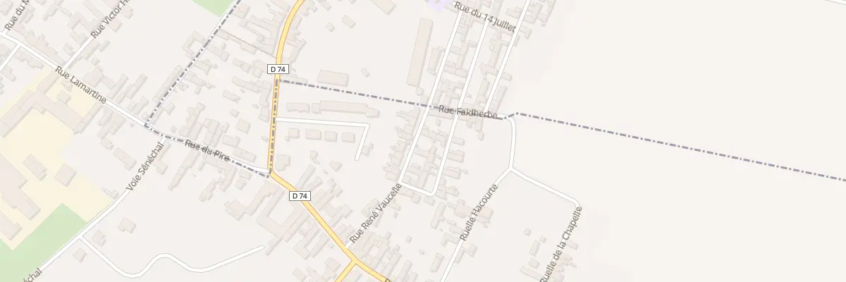 Plan du 16 Rue René Vaucelle à Fontaine-au-Pire