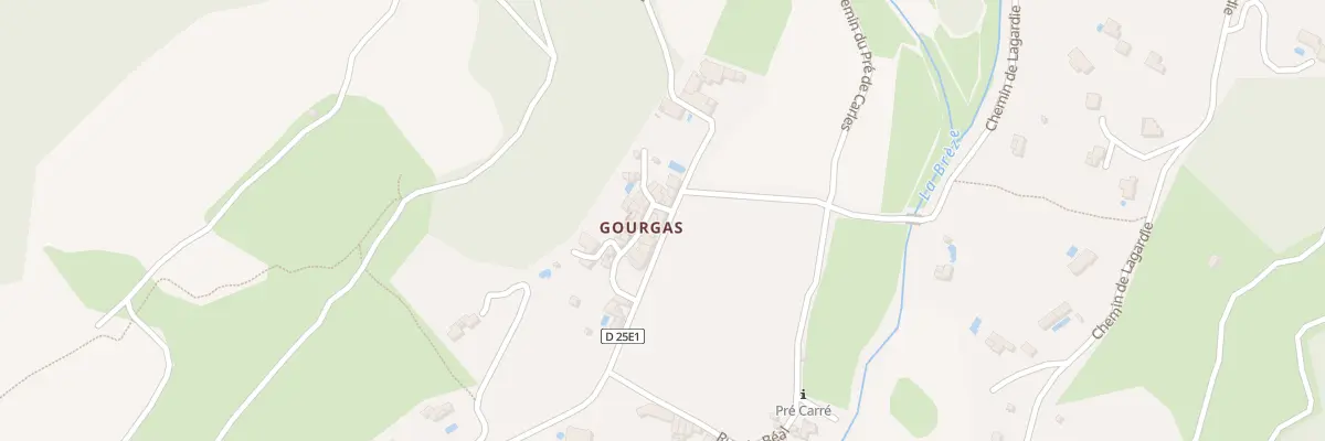Plan du 1 Rue des Fontaines à Saint-Étienne-de-Gourgas
