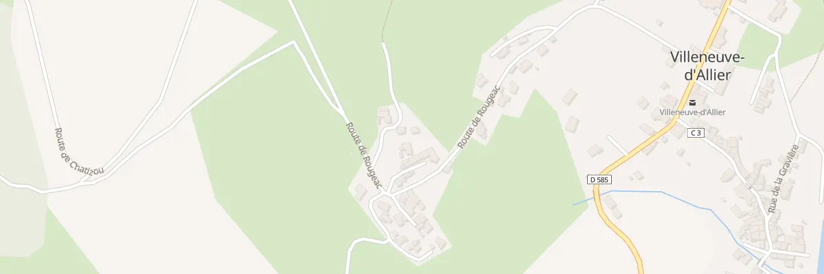 Plan du 5109 Rougeac à Villeneuve-d’Allier