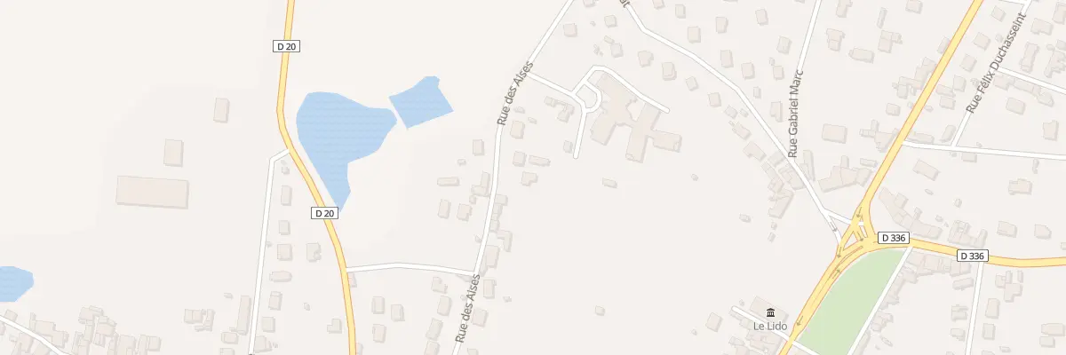 Plan du 44 Rue des Aises à Lezoux