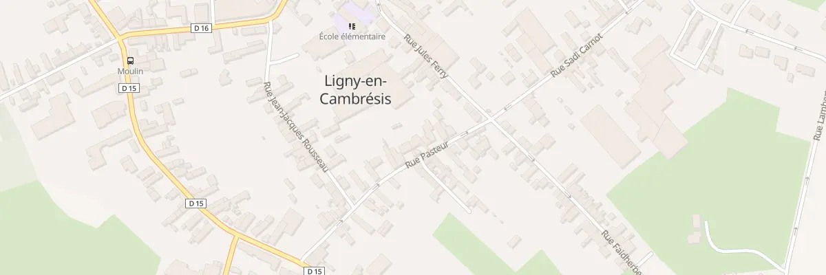 Plan du 18 Rue Pasteur à Ligny-en-Cambrésis