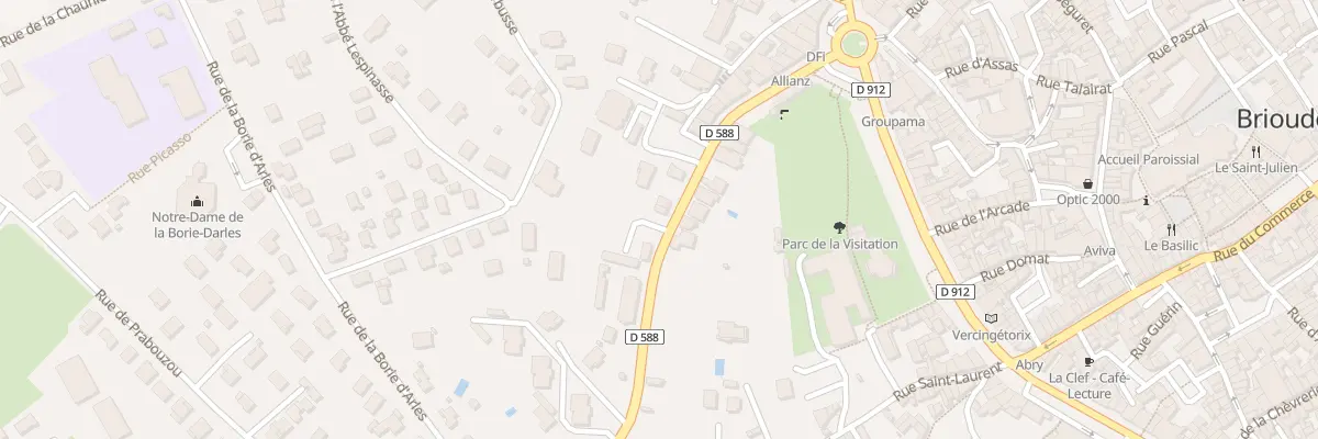 Plan du 32 Bd Desaix à Brioude