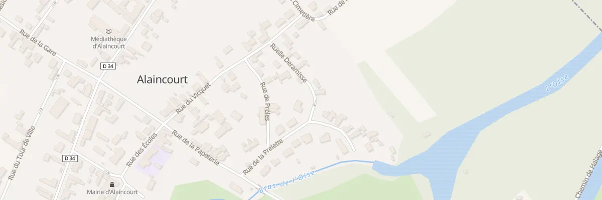 Plan du 9 Rle Déramisse à Alaincourt