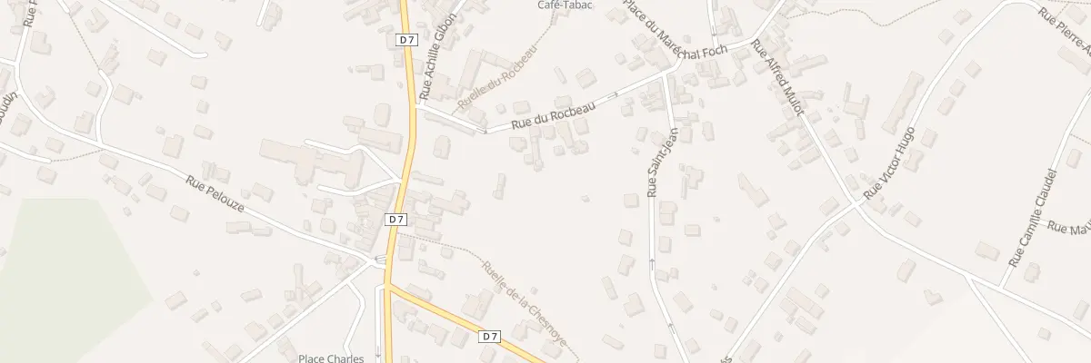 Plan du 9 Rue du Rocbeau à Saint-Gobain