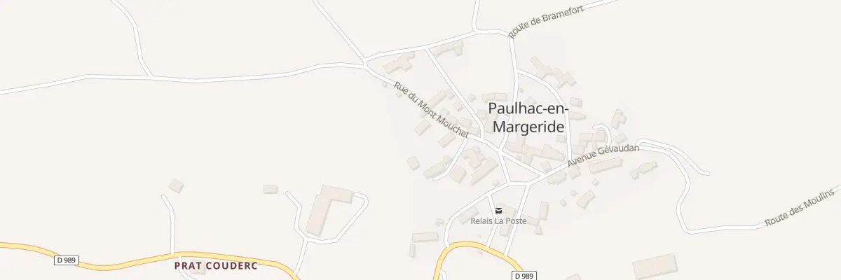 Plan du 5065 Paulhac à Paulhac-en-Margeride