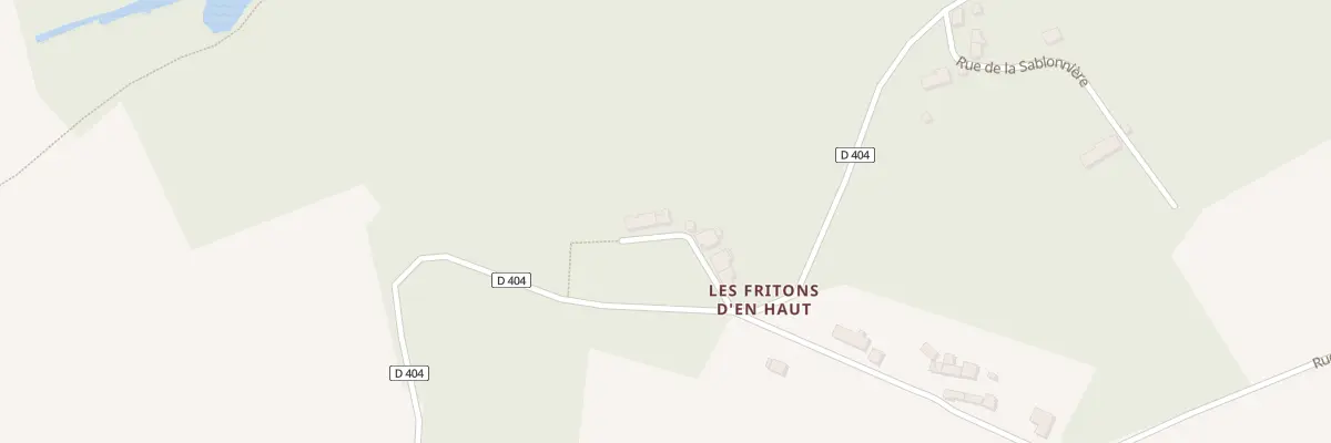 Plan du 189 Les Fritons d’En Haut Hame à Diges