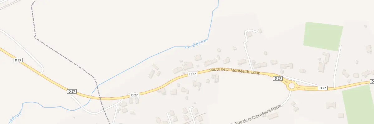 Plan du 83 Rte de la Montée du Loup à Charmeil