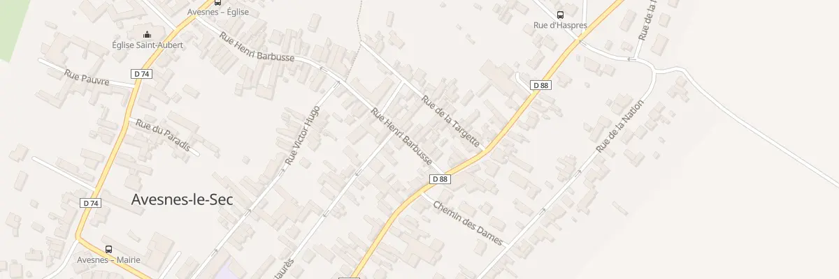 Plan du 31 Rue Henri Barbusse à Avesnes-le-Sec