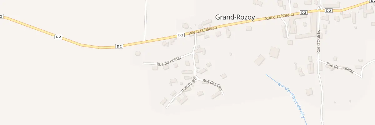 Plan du 4 Rue du Bois à Grand-Rozoy