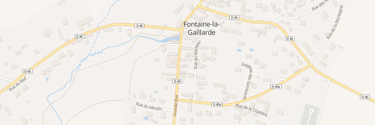 Plan du 7 Gr Grande Rue à Fontaine-la-Gaillarde