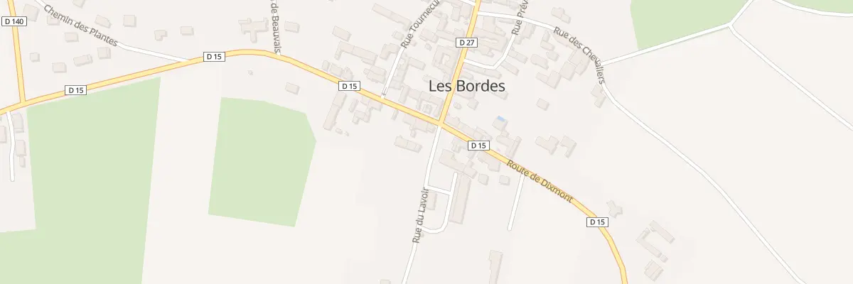 Plan du 2 Rue du Lavoir aux Bordes