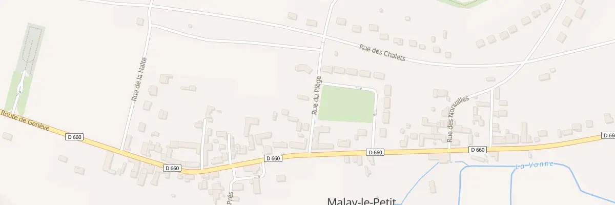 Plan du 5A Rue du Piège à Malay-le-Petit