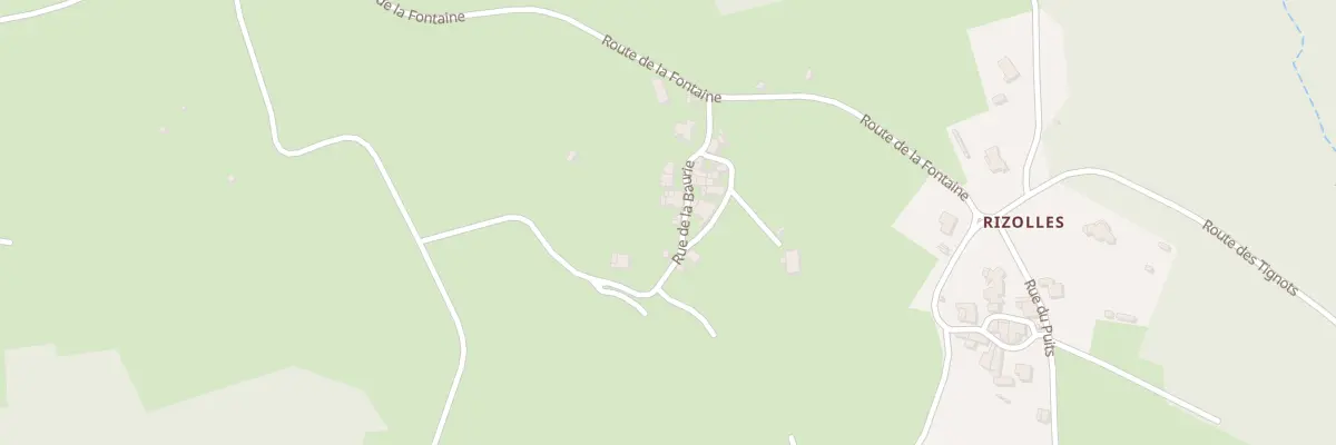 Plan du 8 Rue de la Baurie à Auzon
