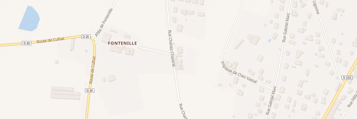 Plan du 46 Rue Charles de Chazerat à Lezoux