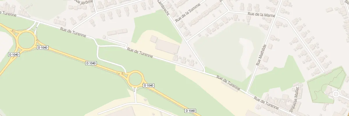 Plan du 528 Rue de Turenne à Denain