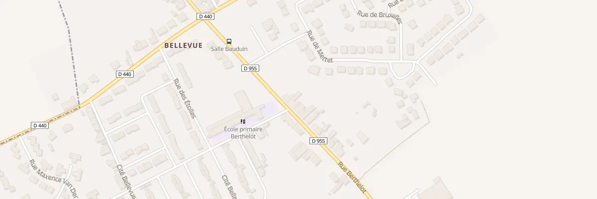 Plan du 964 Rue Berthelot à Denain