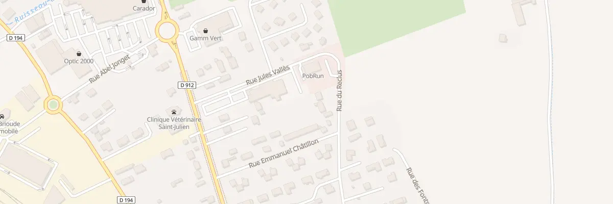 Plan du 41 Rue du Reclus à Brioude