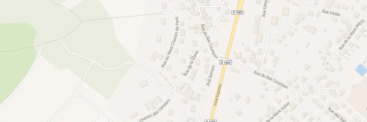 Plan du 7 Rue de la Glane à Château-Thierry