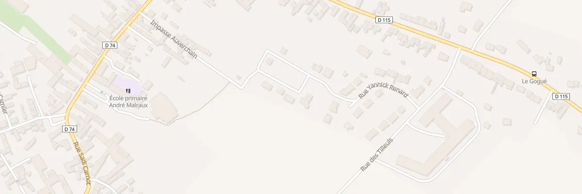 Plan du 28 Rue Yannick Renard à Fontaine-au-Pire