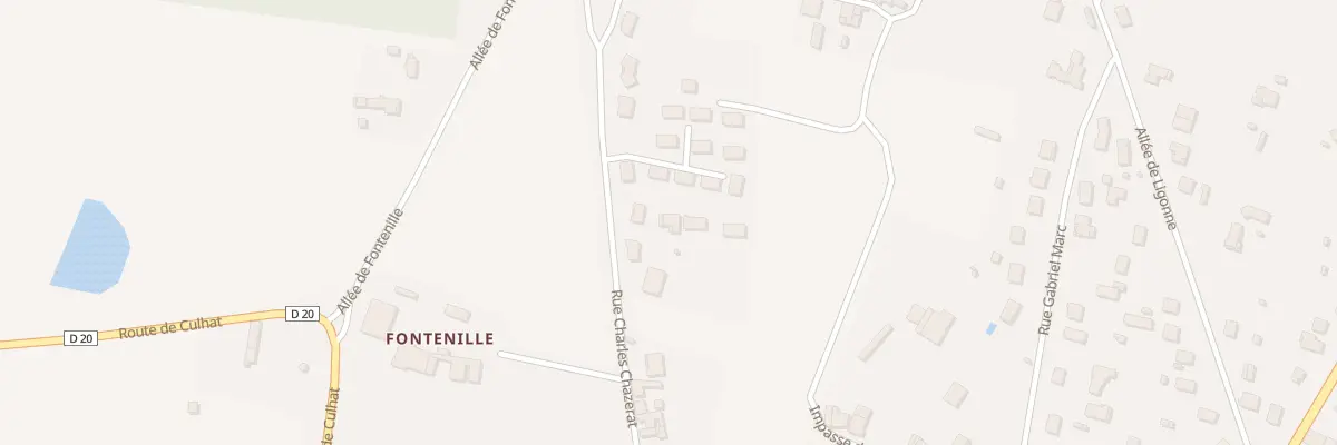 Plan du 52B Rue Charles de Chazerat à Lezoux