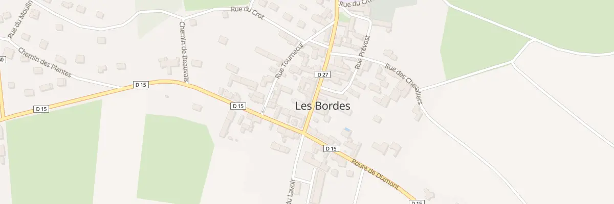 Plan du 3 Rue de la Mairie aux Bordes