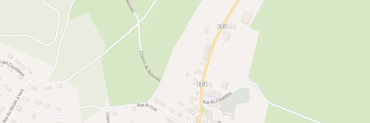 Plan du 5 Rte de Theil aux Bordes