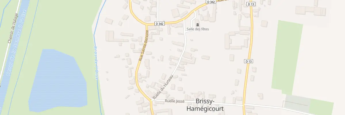 Plan du 4 Rue du Hurteau à Brissy-Hamégicourt