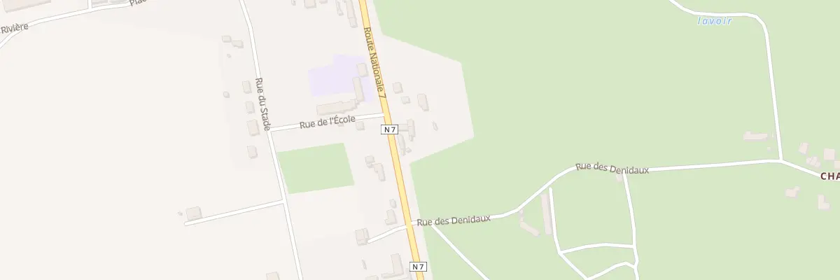 Plan du 572 Rte Nationale 7 à Saint-Loup