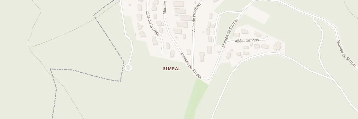 Plan du 7 Mte de Simpal à Vieille-Brioude