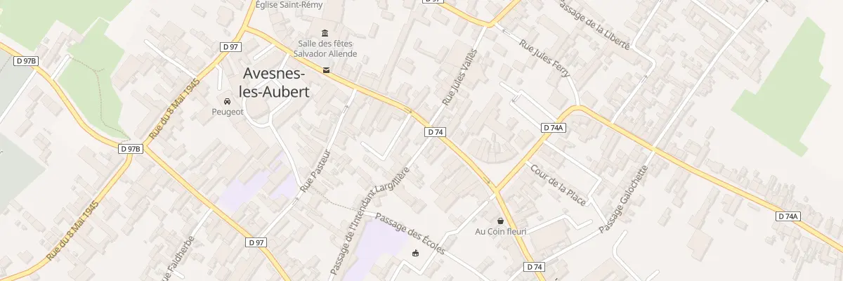 Plan du 23 Rue Camelinat à Avesnes-les-Aubert