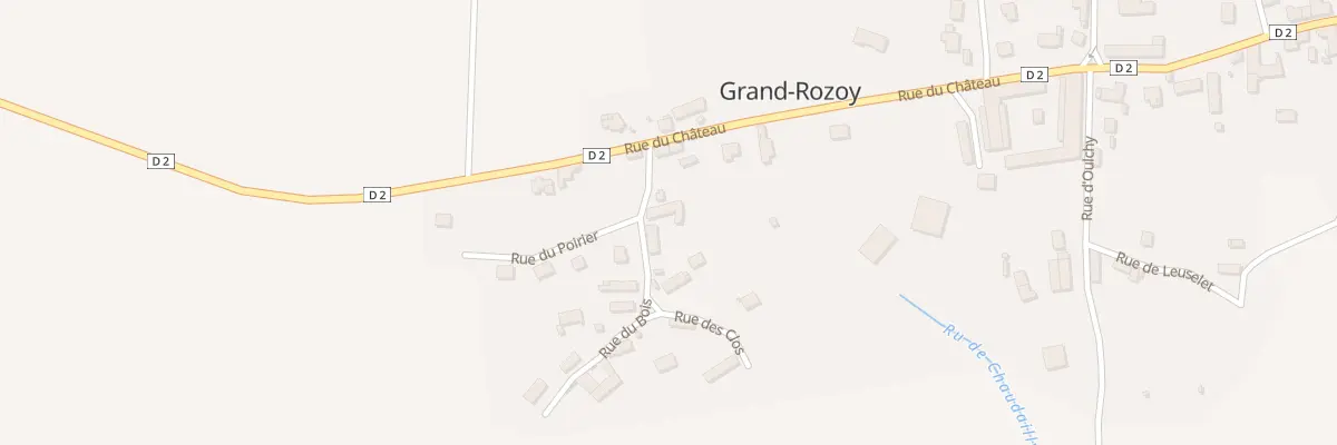 Plan du 1 Rue du Bois à Grand-Rozoy