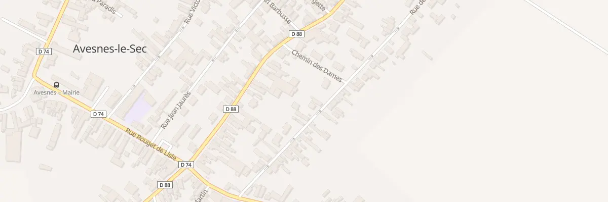 Plan du 9 Rue de la Nation à Avesnes-le-Sec