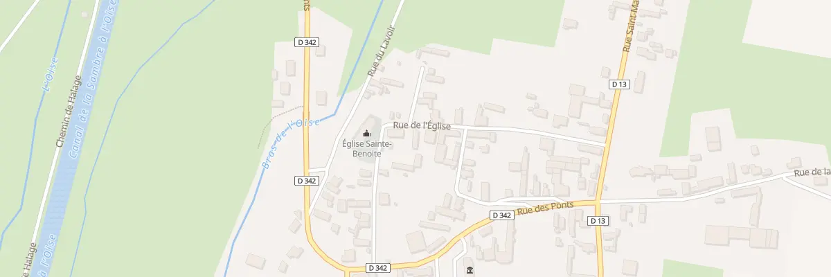 Plan du 11 Rue de l’Eglise à Brissy-Hamégicourt