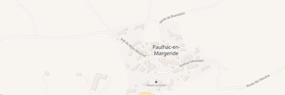 Plan du 5059 Paulhac à Paulhac-en-Margeride