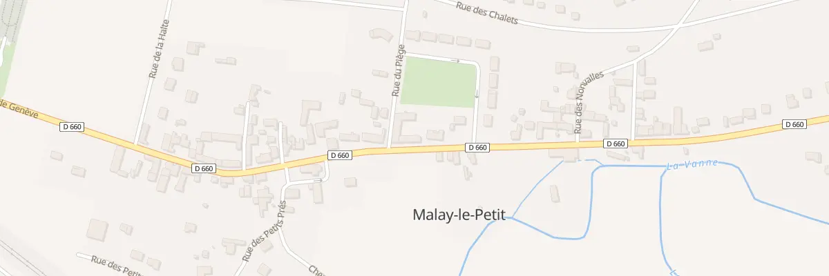 Plan du 27 Rte de Genève à Malay-le-Petit