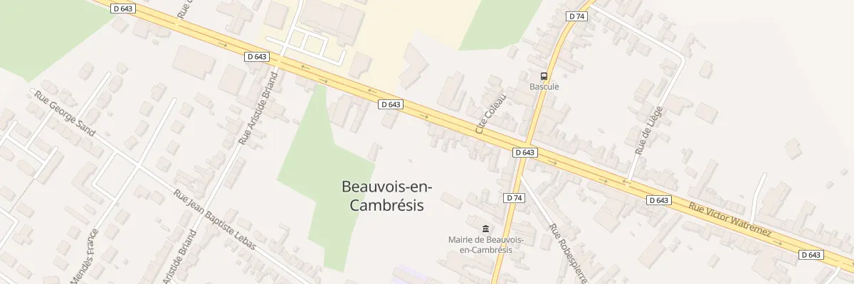 Plan du 76 Rue Victor Watremez à Beauvois-en-Cambrésis