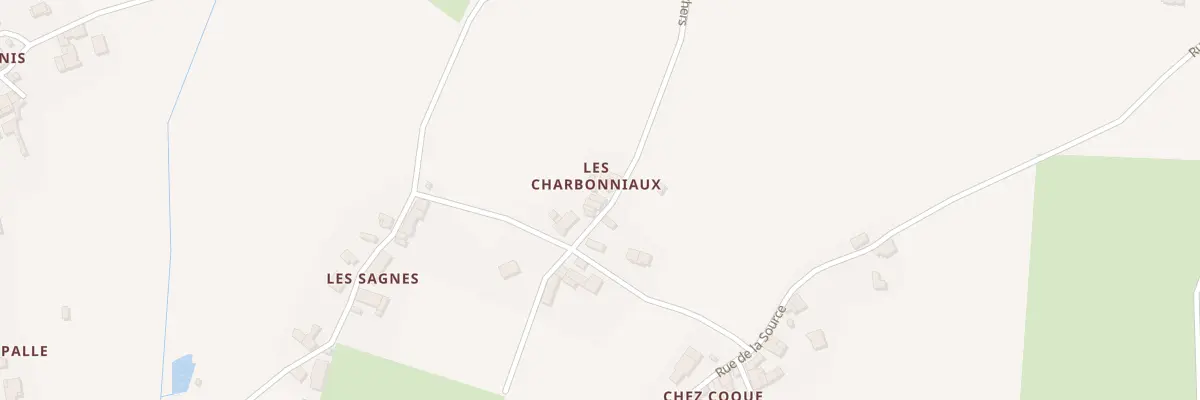 Plan du 5082 Rue des Vachers/ Charboniaux à Glaine-Montaigut