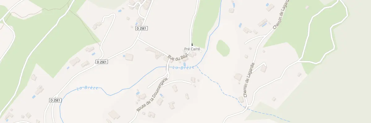 Plan du 16 Rue du Beal à Saint-Étienne-de-Gourgas