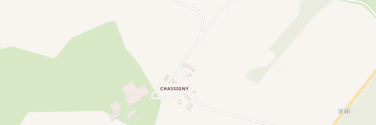 Plan du 129 Chassigny à Druy-Parigny